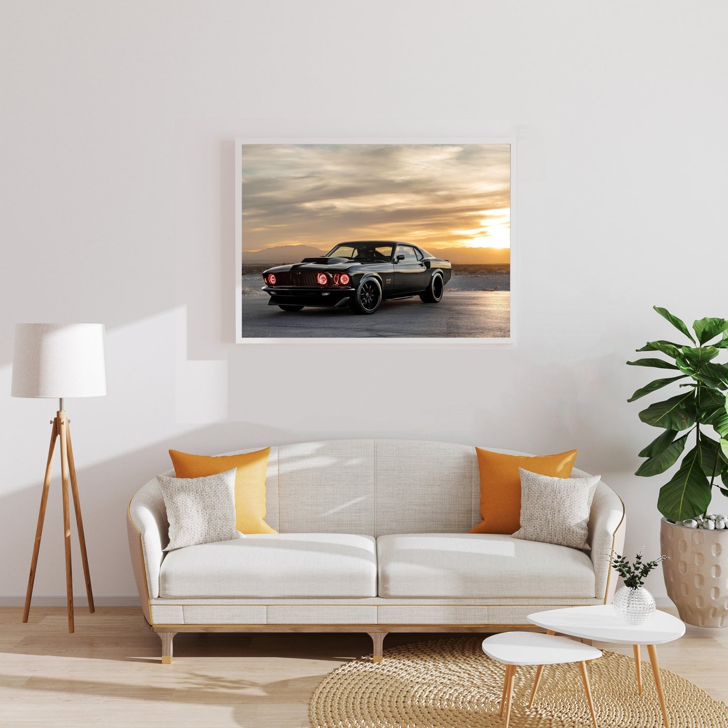 Vintage Ford Mustang Poster