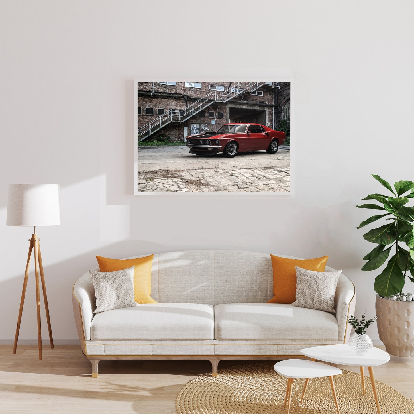 Vintage Ford Mustang Poster