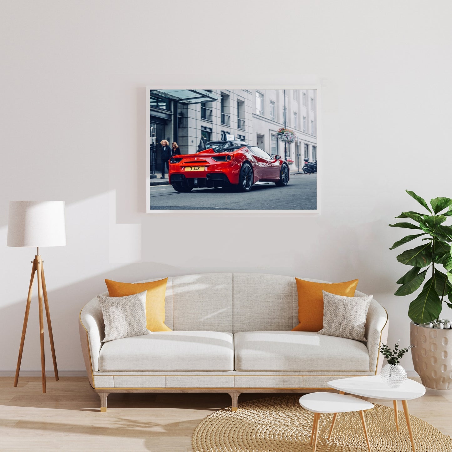 Ferrari 488 Spider Poster