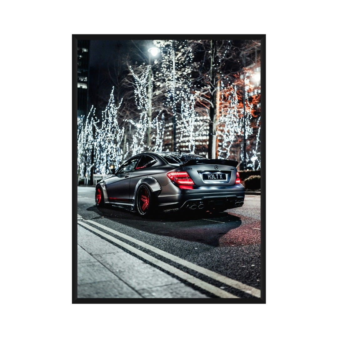 Mercedes C63 AMG Poster