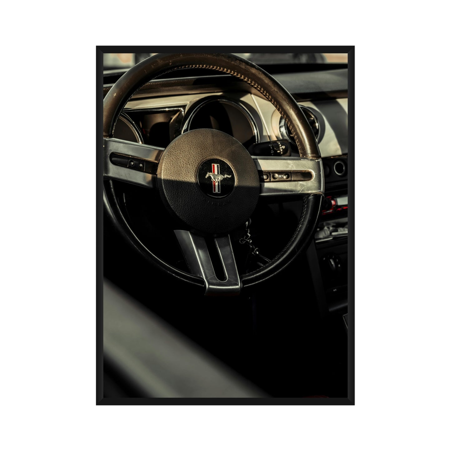 Vintage Ford Mustang Poster