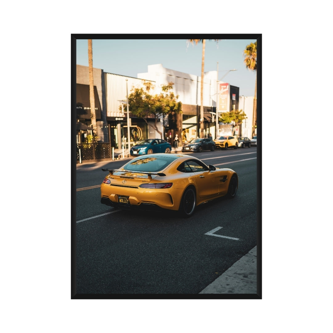 Mercedes AMG GT Poster