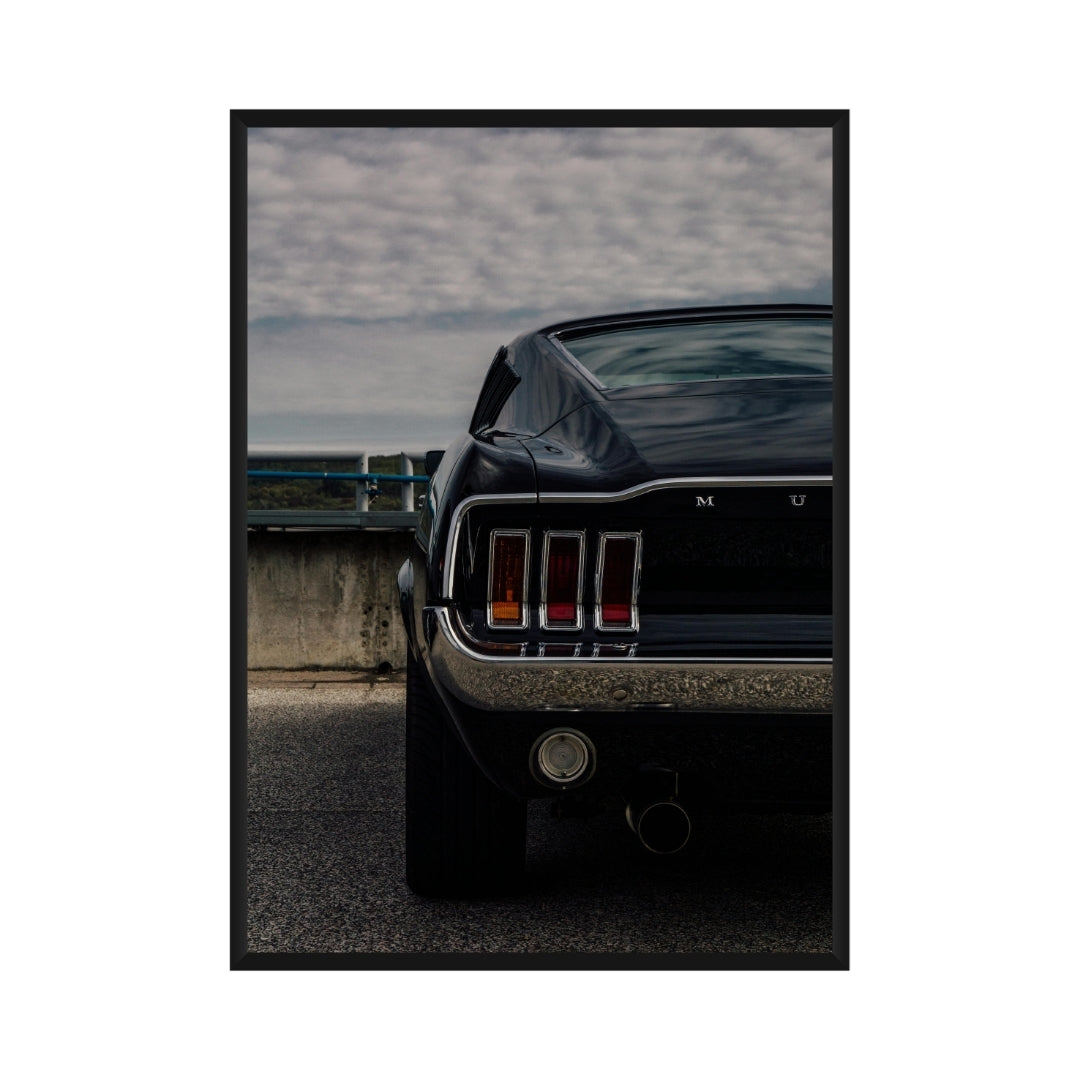 Vintage Ford Mustang Poster