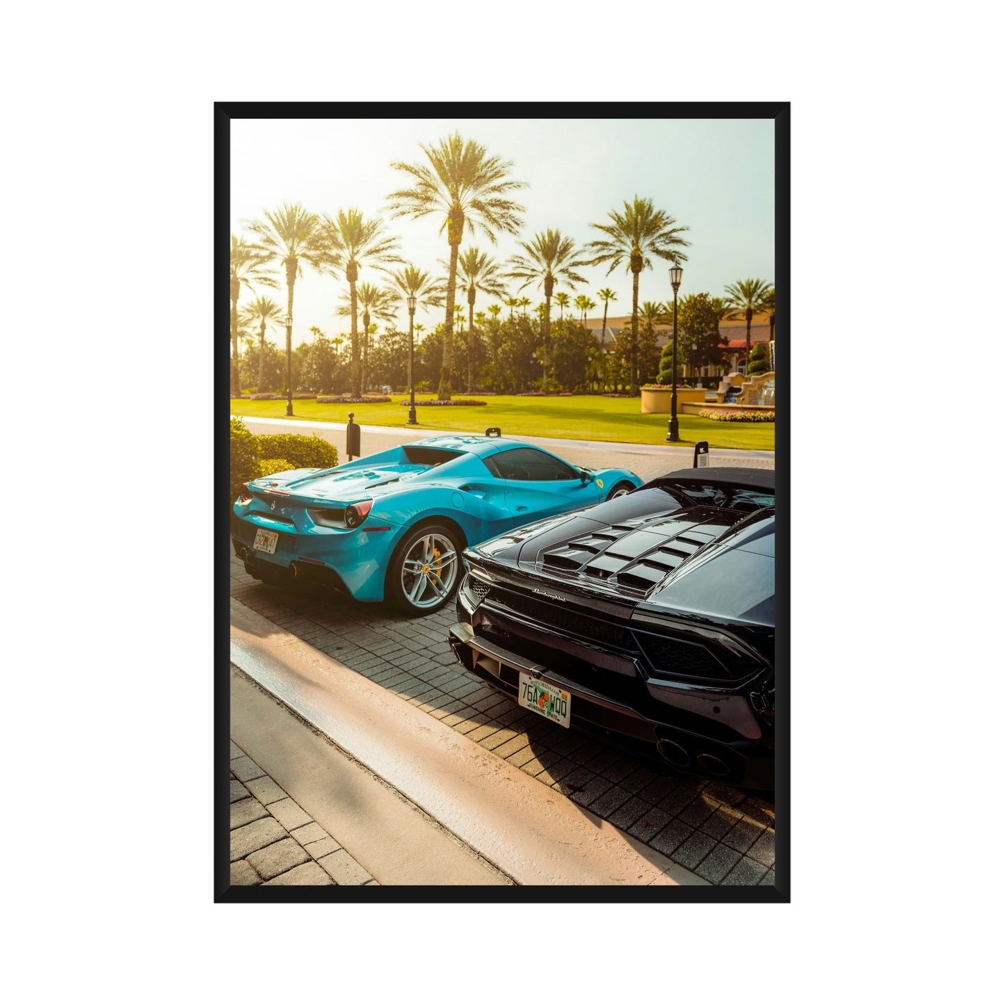 Lamborghini x Ferrari Poster