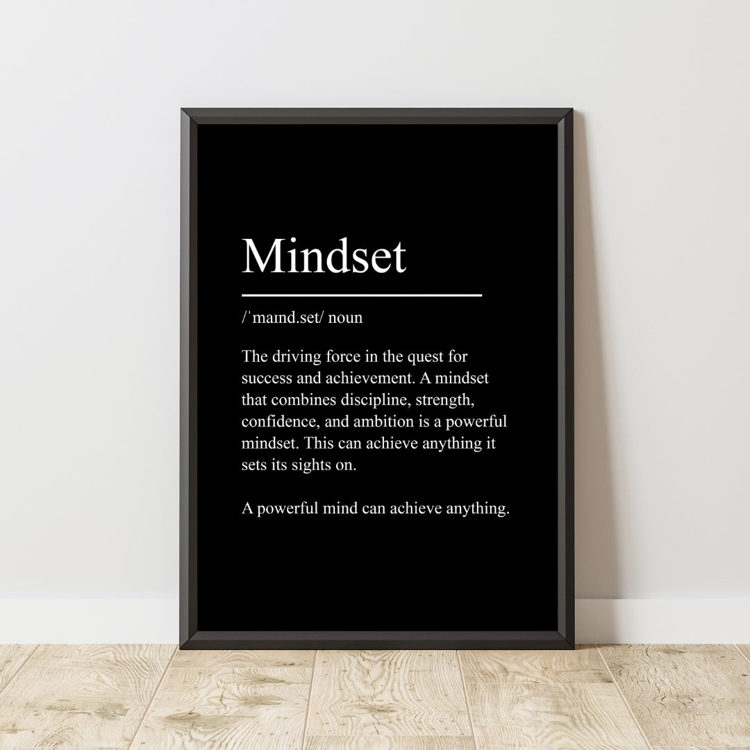 Motivational Poster "Mindset"
