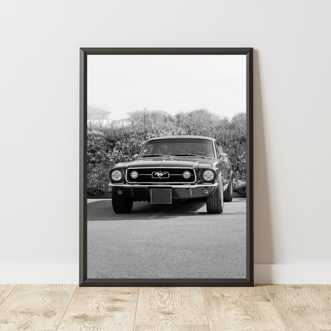 Vintage Ford Mustang Poster
