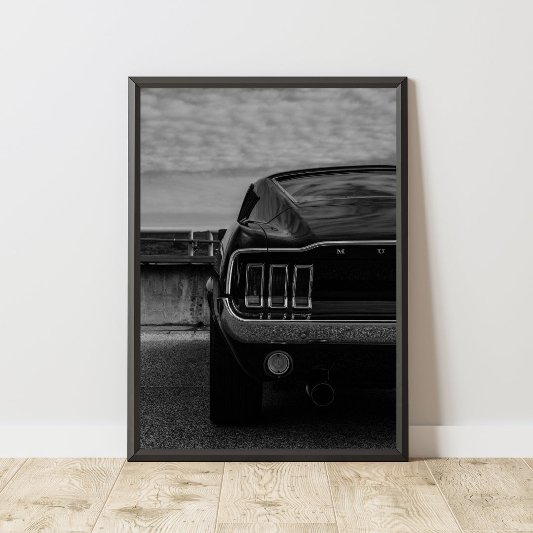 Vintage Ford Mustang Poster