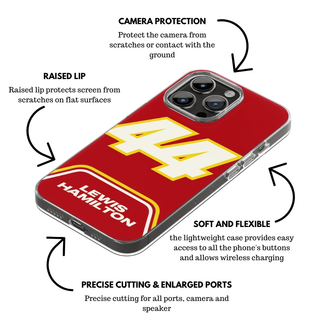 Ferrari iPhone case "Lewis Hamilton"