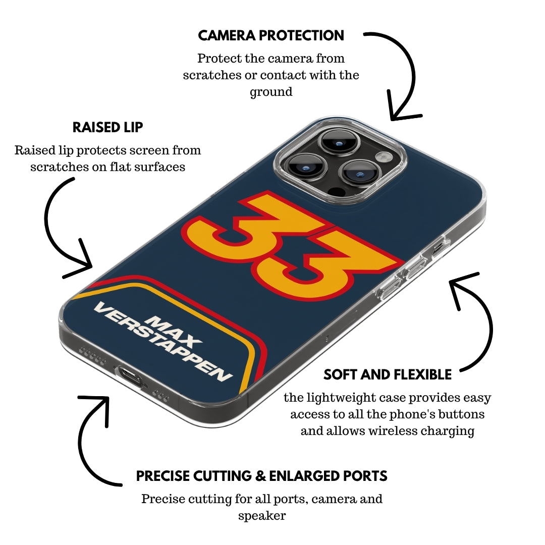 Red Bull iPhone case "Max Verstappen"