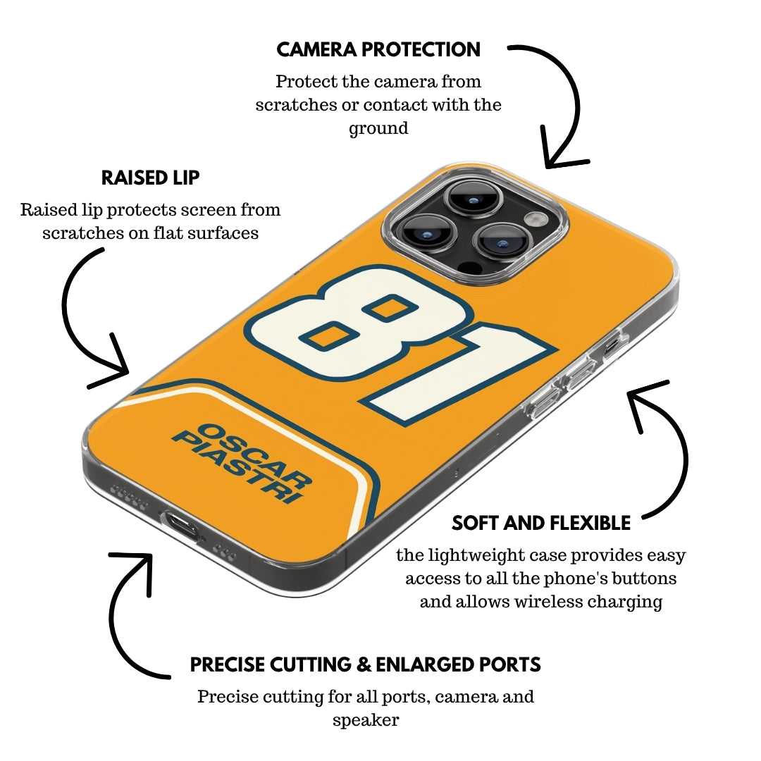 McLaren iPhone case "Oscar Piastri"