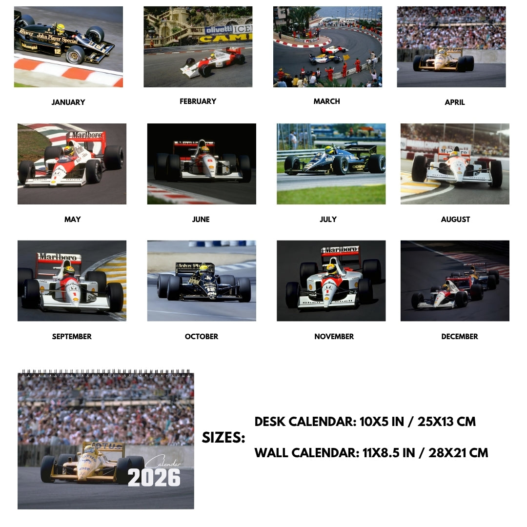 Ayrton Senna Calendar