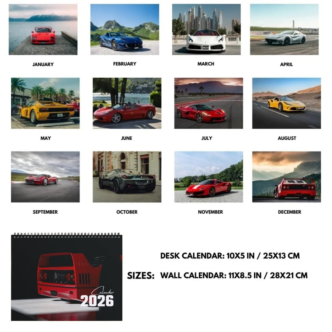 Ferrari Calendar