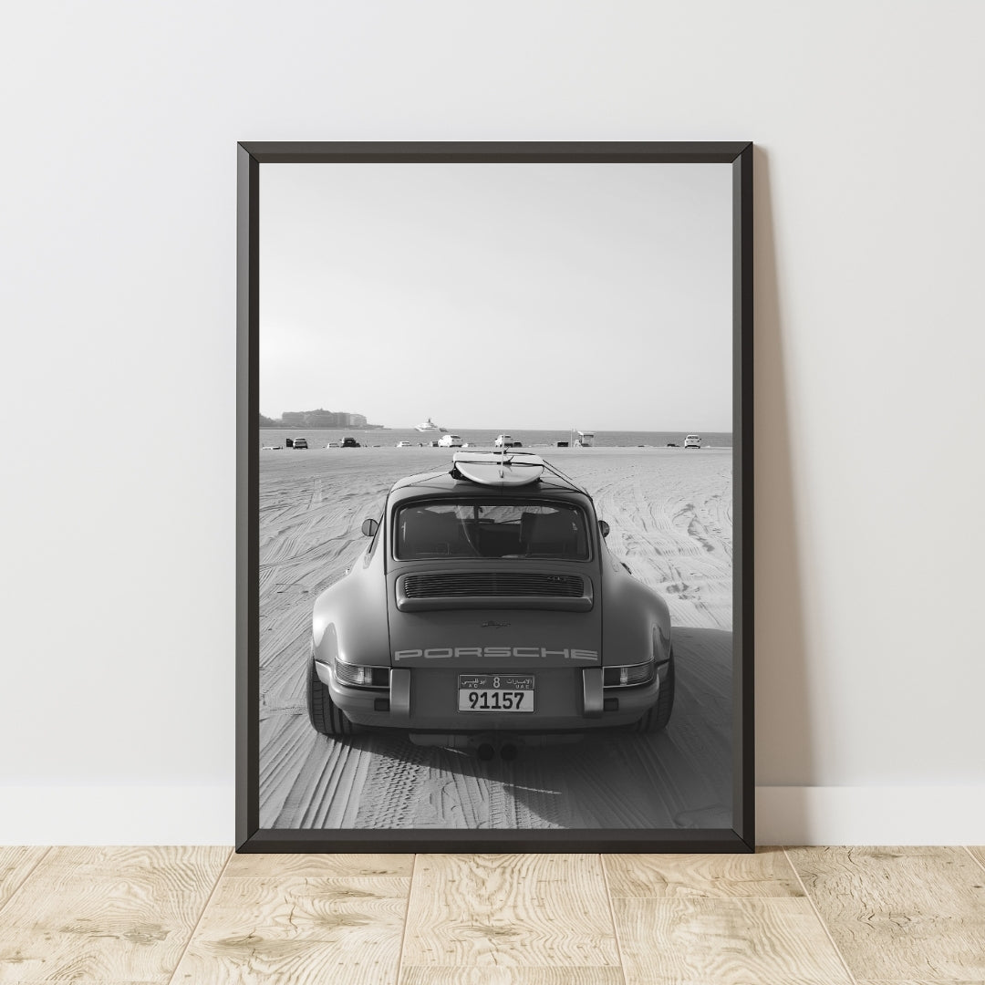 Vintage Porsche Poster