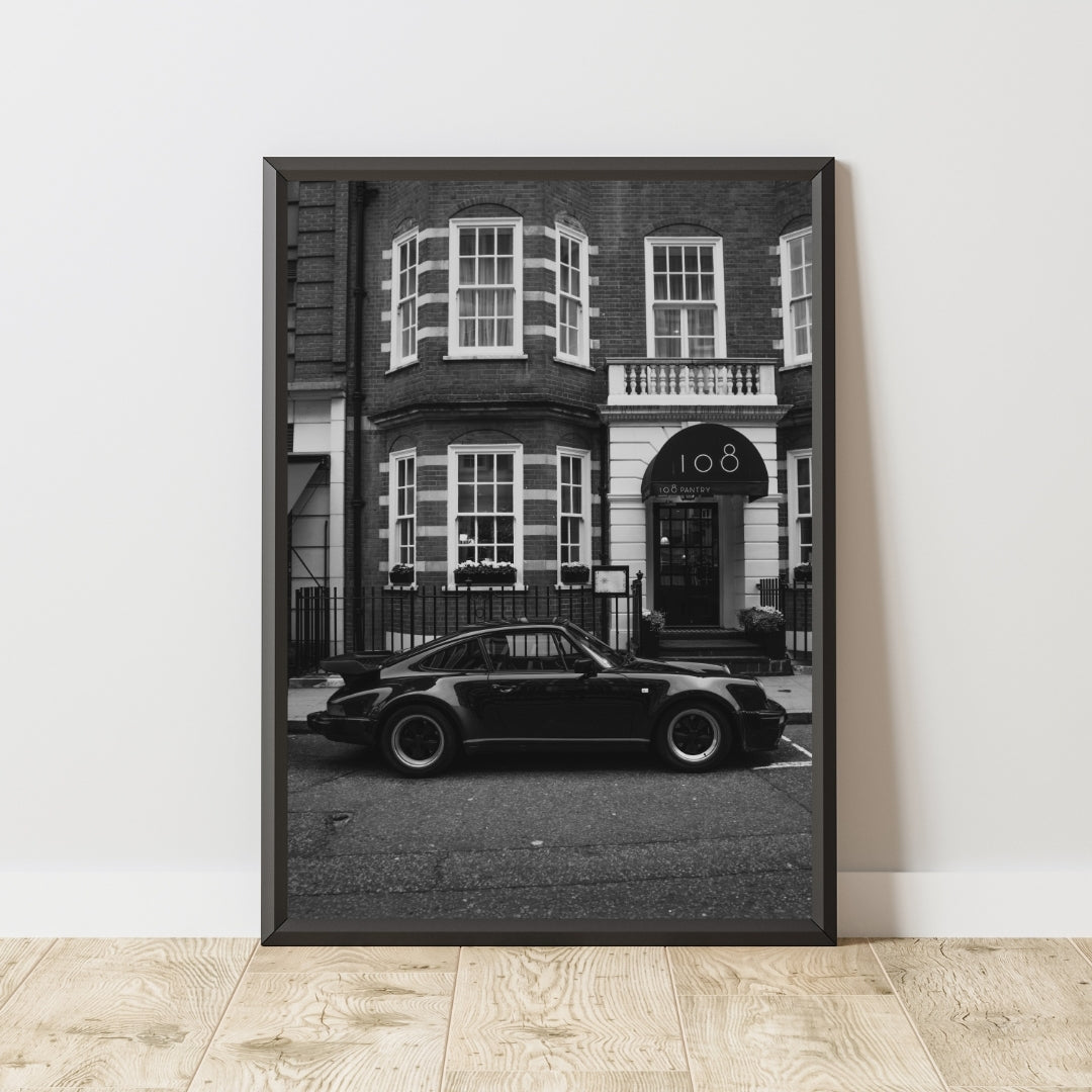 Vintage Porsche Poster