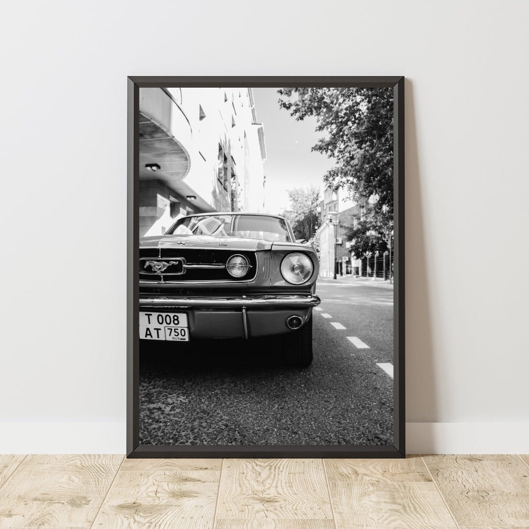 Vintage Ford Mustang Poster