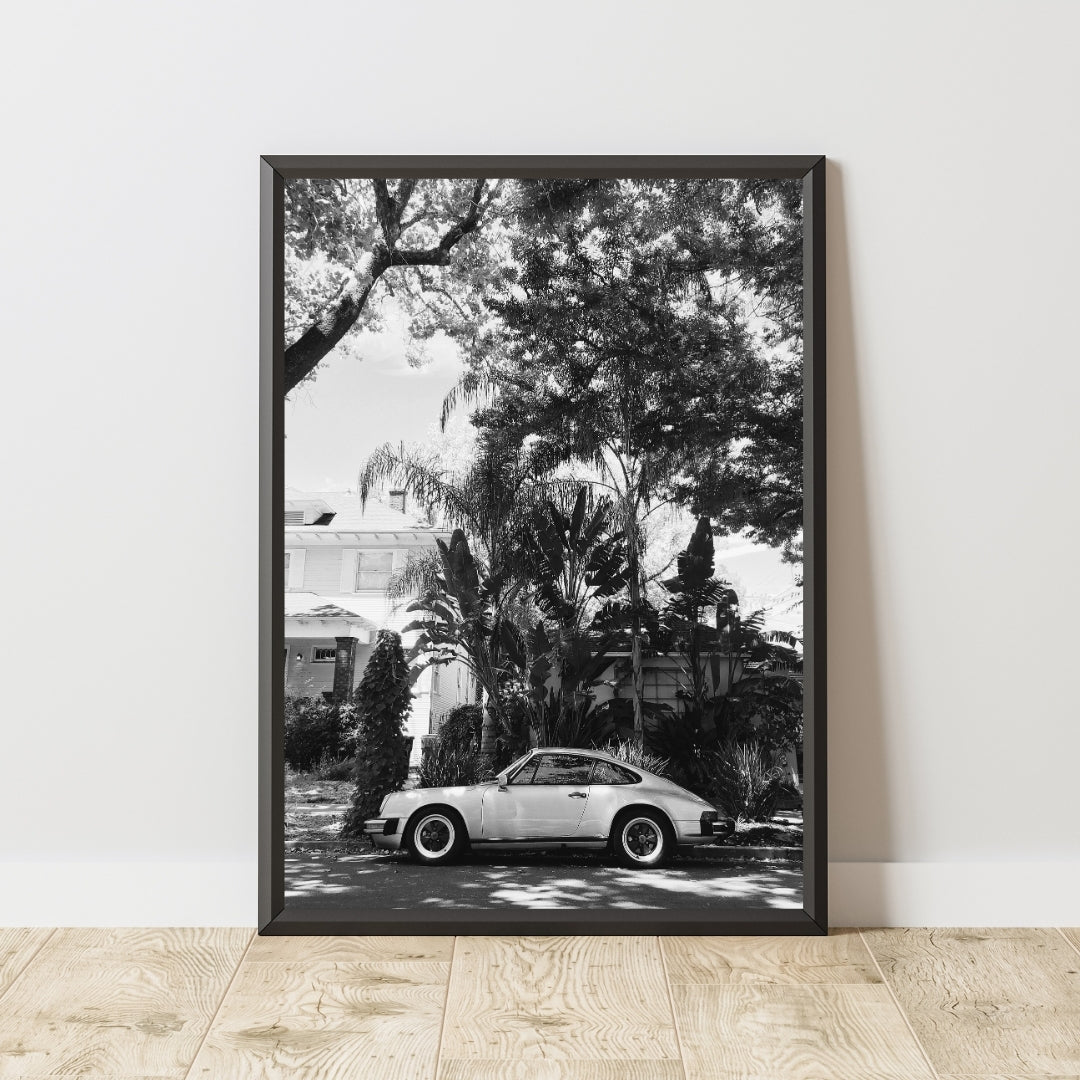 Vintage Porsche Poster