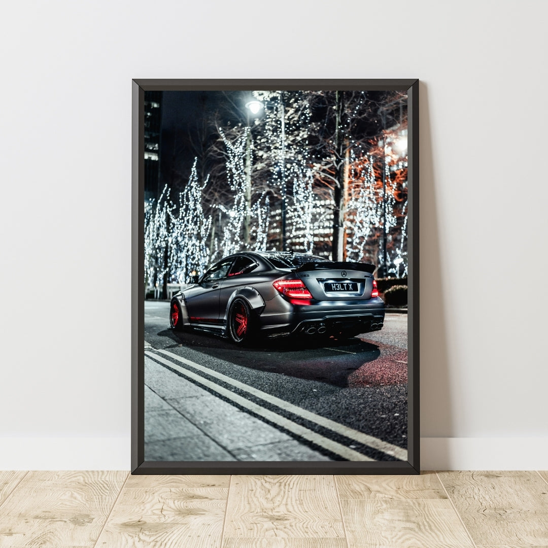 Mercedes C63 AMG Poster