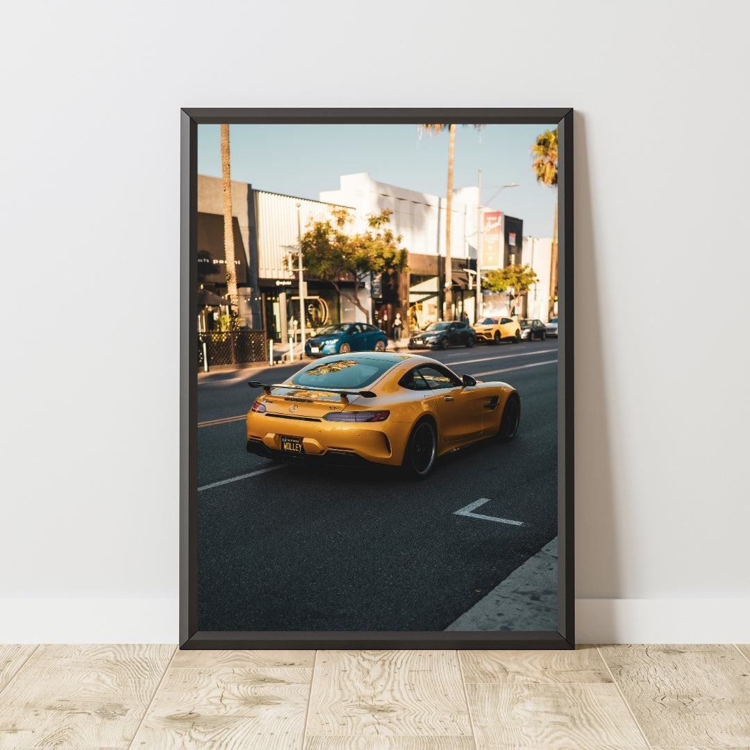 Mercedes AMG GT Poster