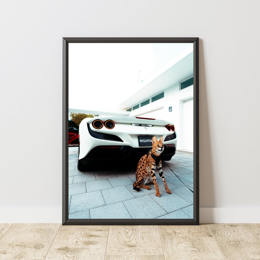 Ferrari F8 Poster