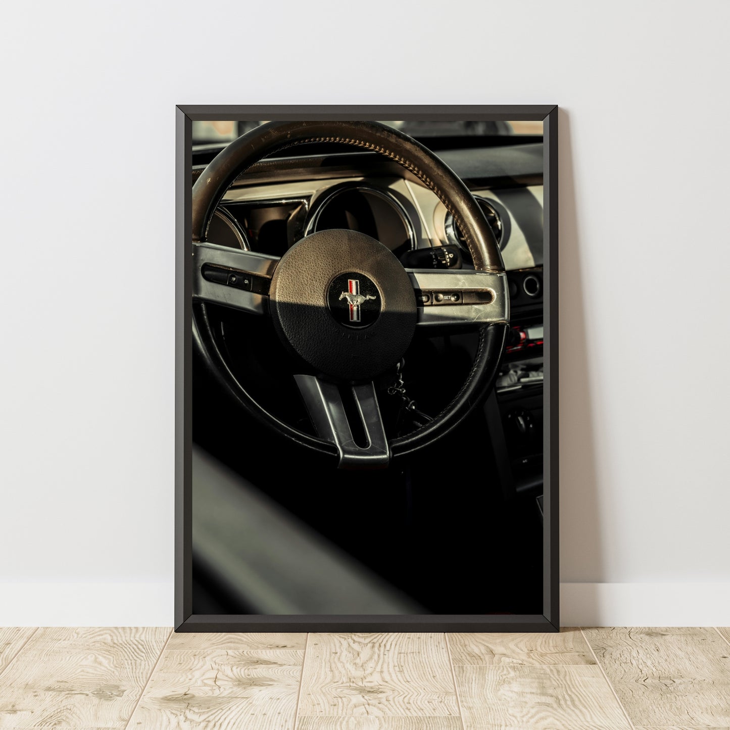 Vintage Ford Mustang Poster