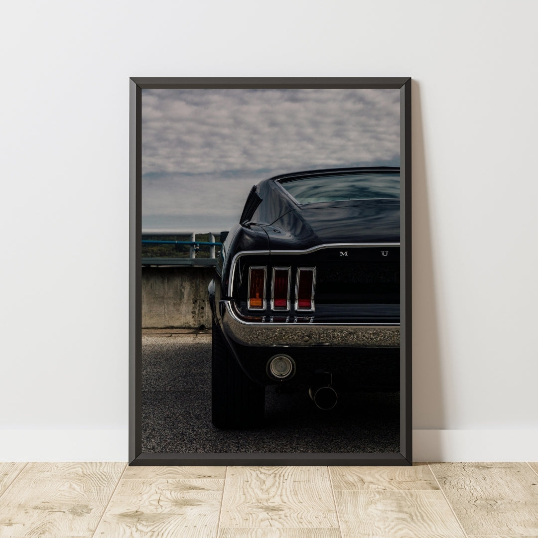 Vintage Ford Mustang Poster