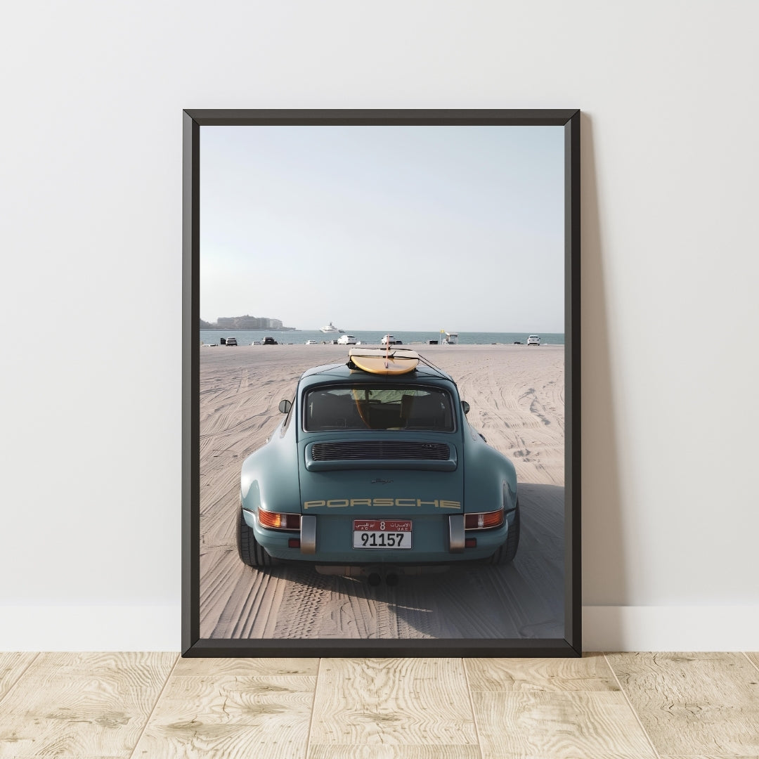 Vintage Porsche Poster