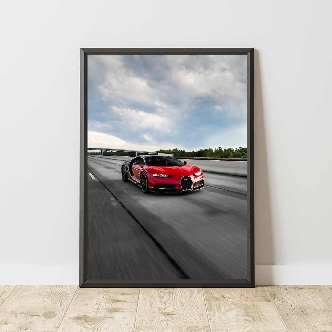 Bugatti Chiron Poster