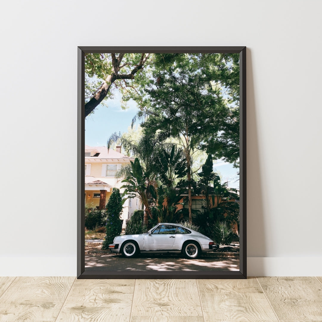Vintage Porsche Poster