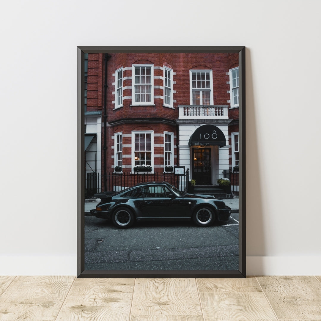 Vintage Porsche Poster