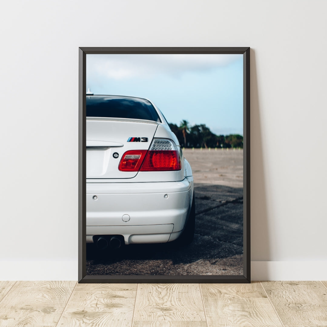 Vintage BMW M3 Poster