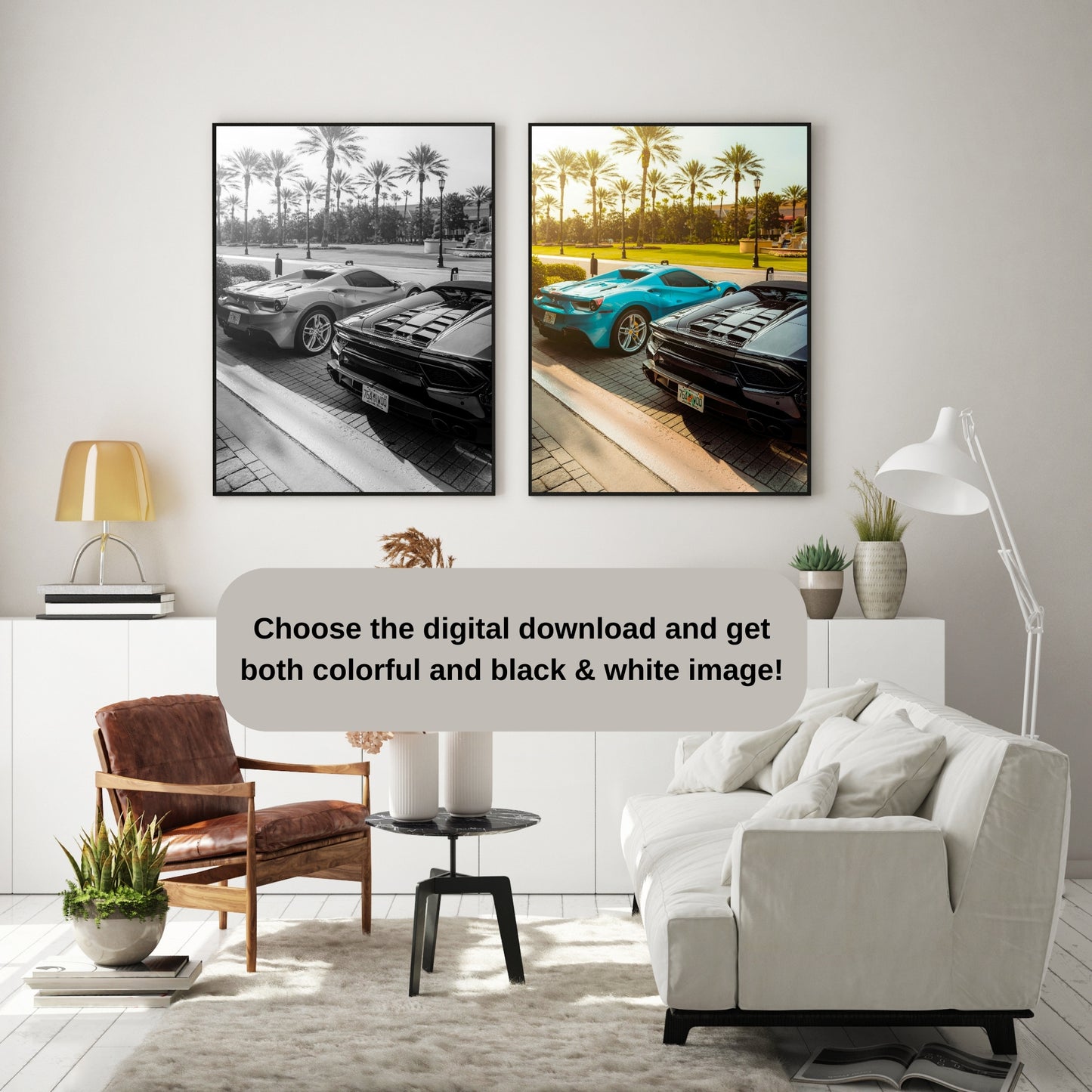 Lamborghini x Ferrari Poster