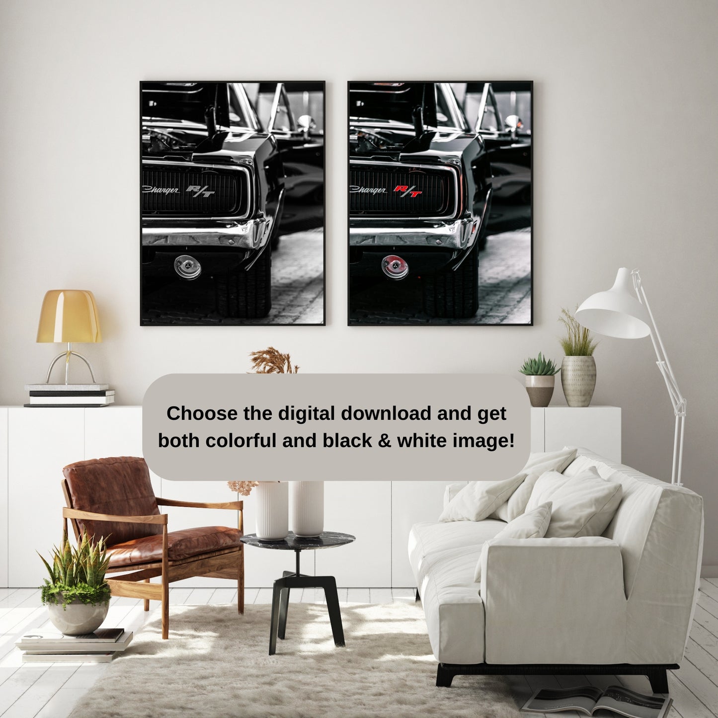 Vintage Dodge Charger Poster