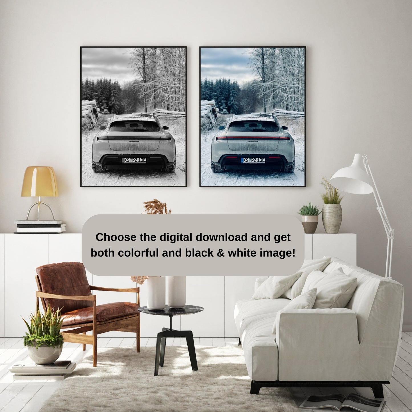 Porsche Taycan Poster
