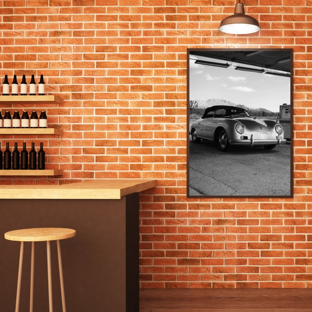Vintage Porsche Poster