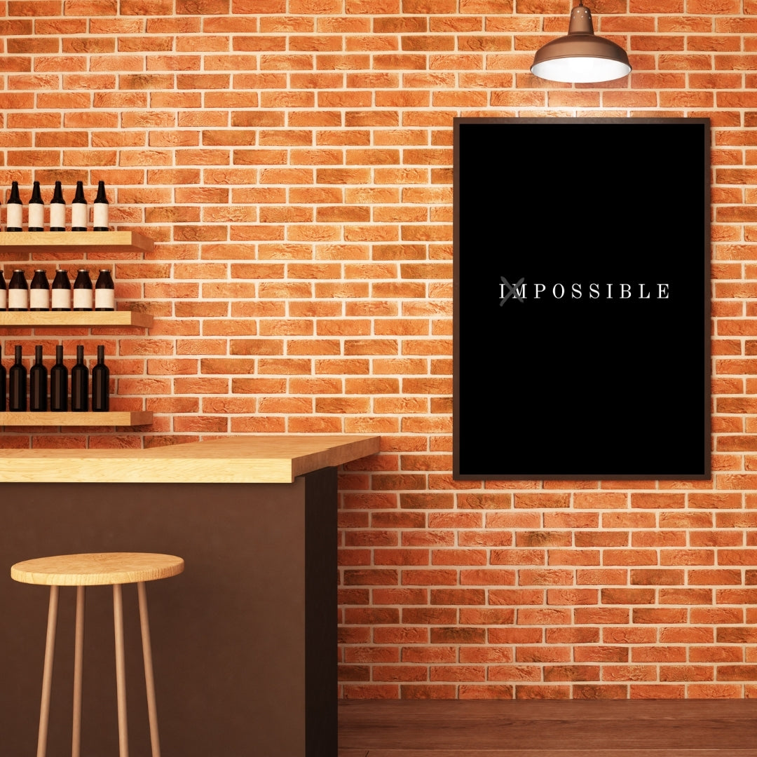 Motivational Poster "Impossible"