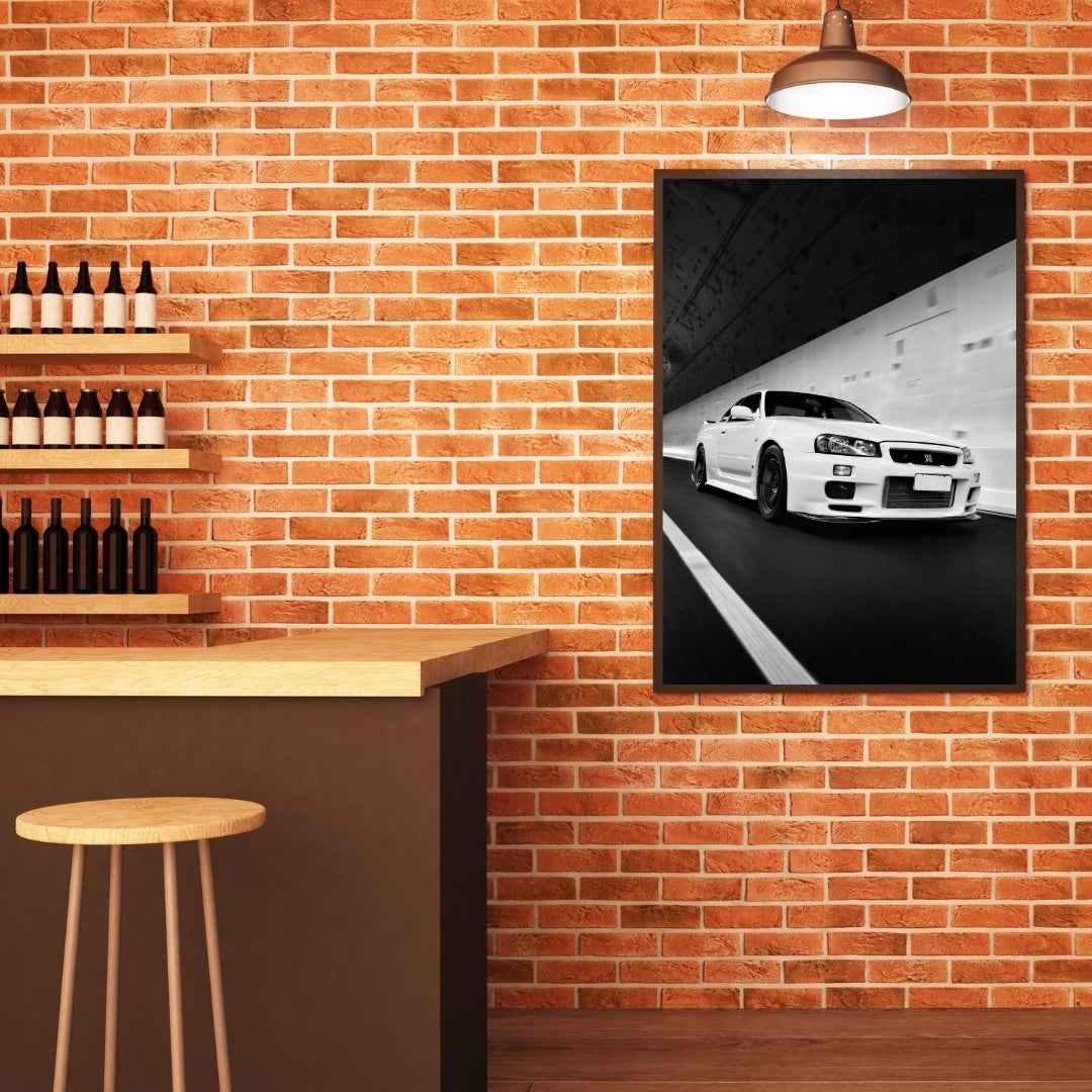 Nissan GTR Poster