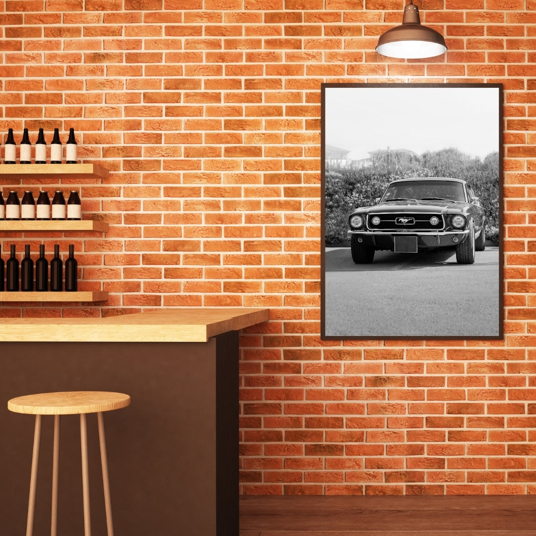 Vintage Ford Mustang Poster