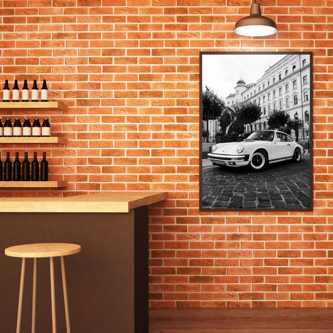 Vintage Porsche Poster