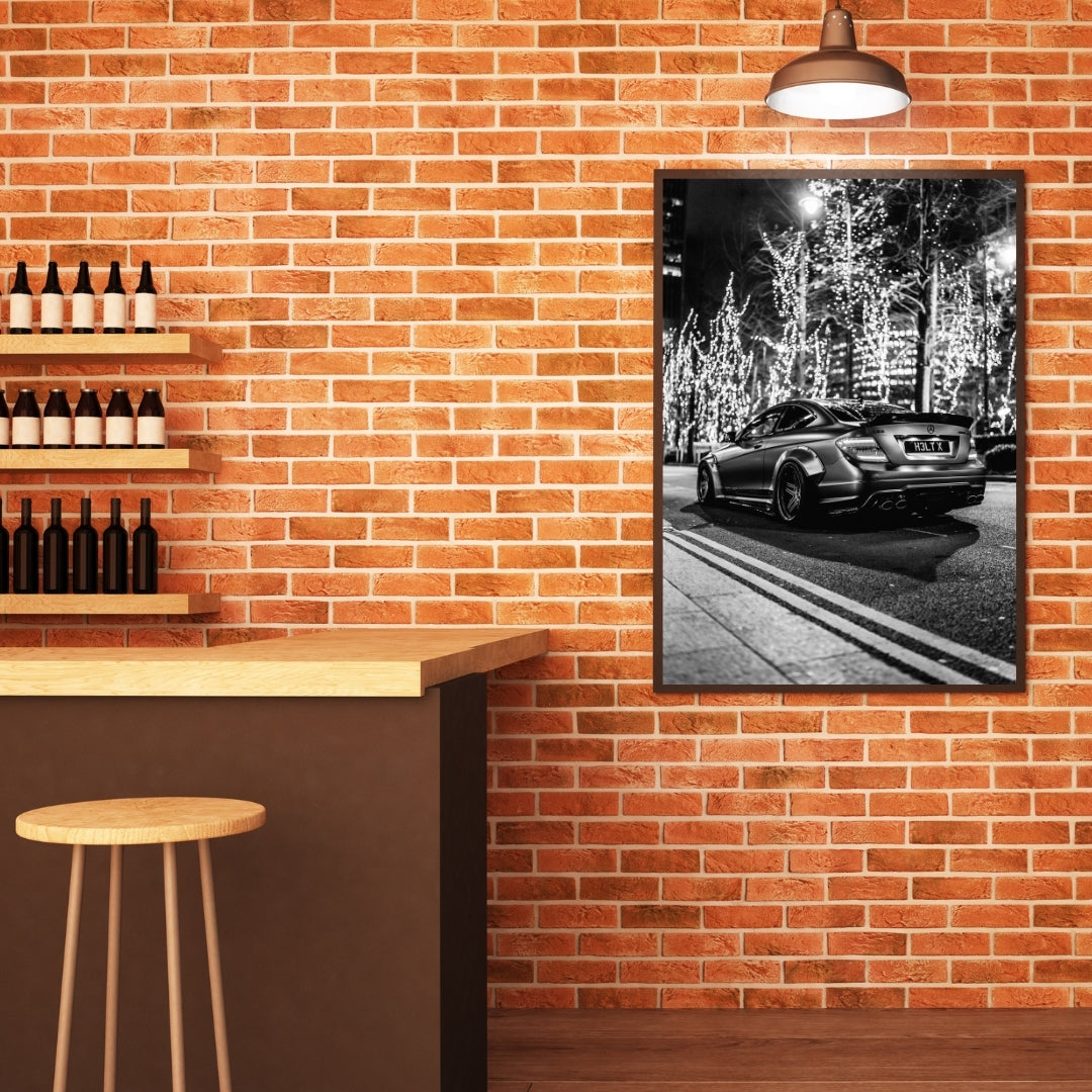Mercedes C63 AMG Poster