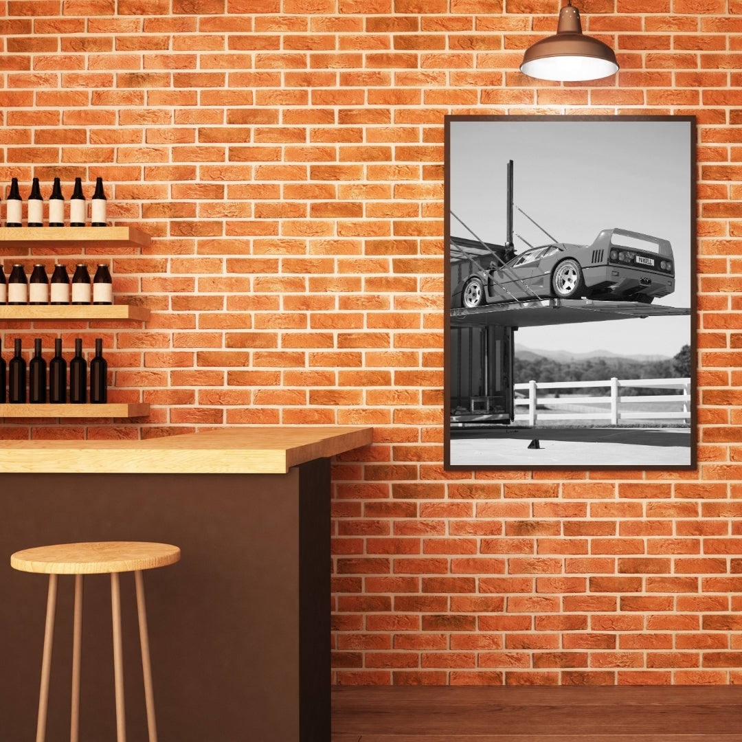 Ferrari F40 Poster