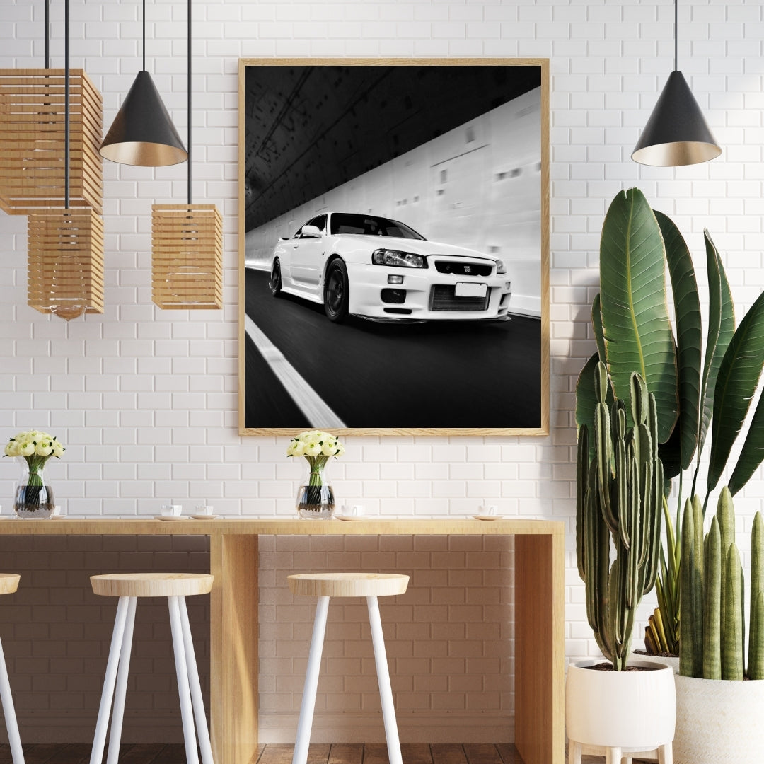 Nissan GTR Poster