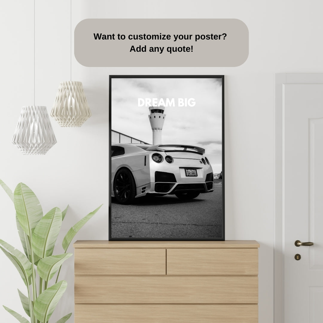 Nissan GTR Poster