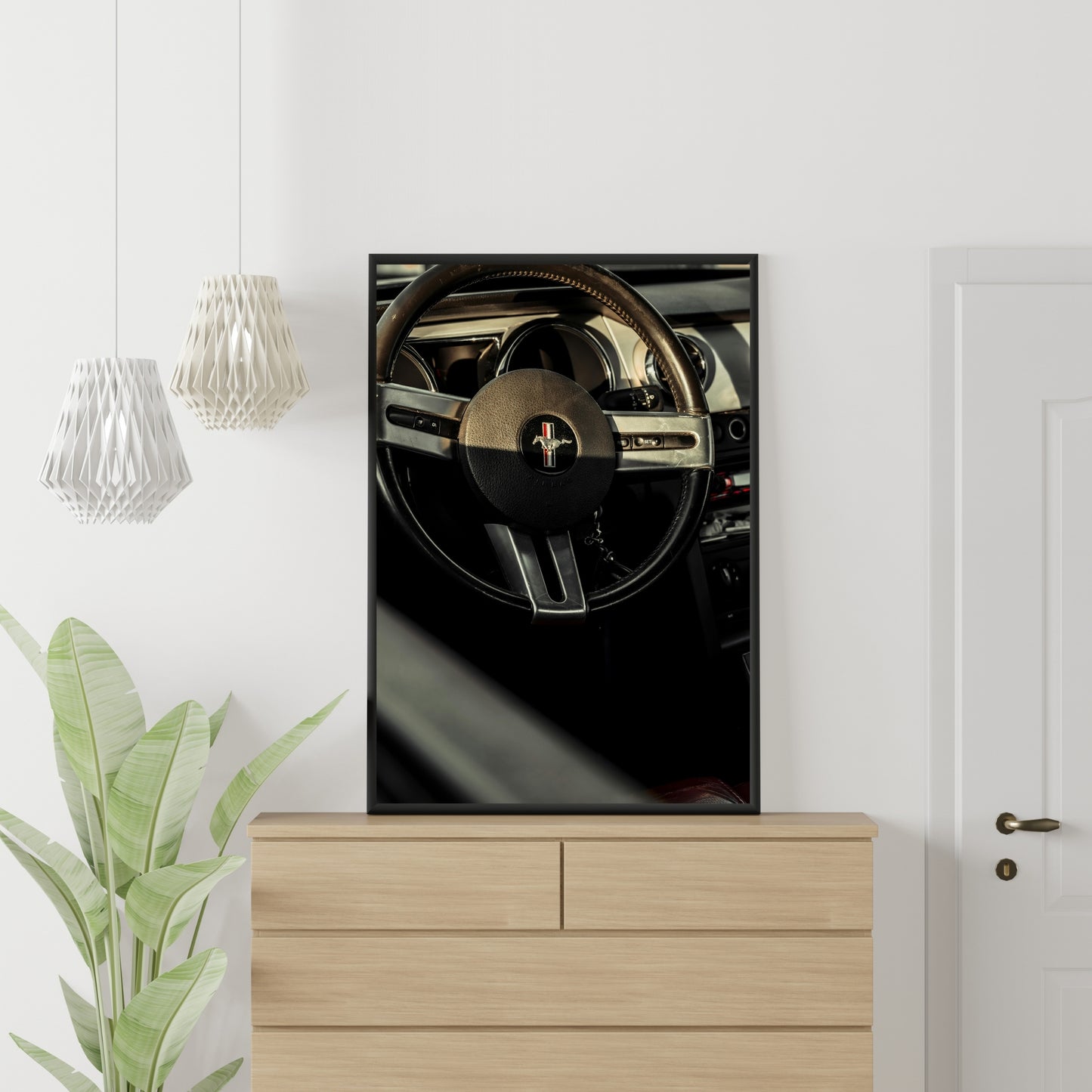 Vintage Ford Mustang Poster