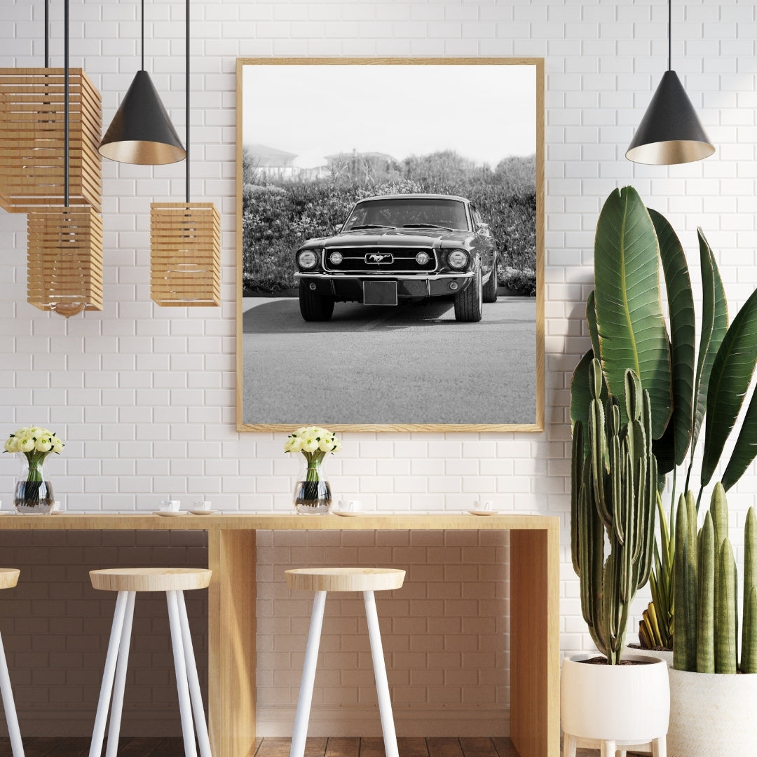 Vintage Ford Mustang Poster