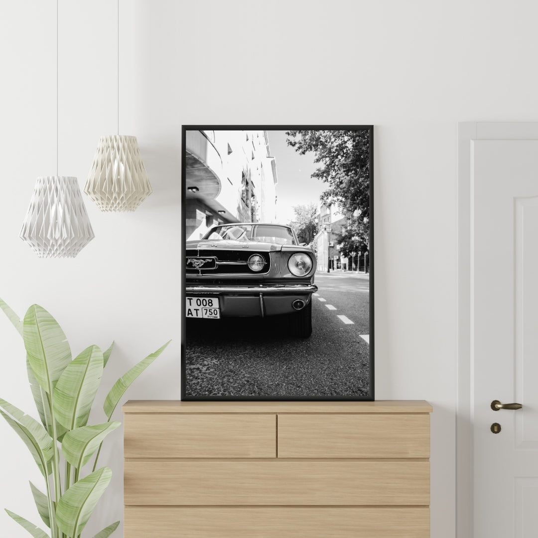 Vintage Ford Mustang Poster
