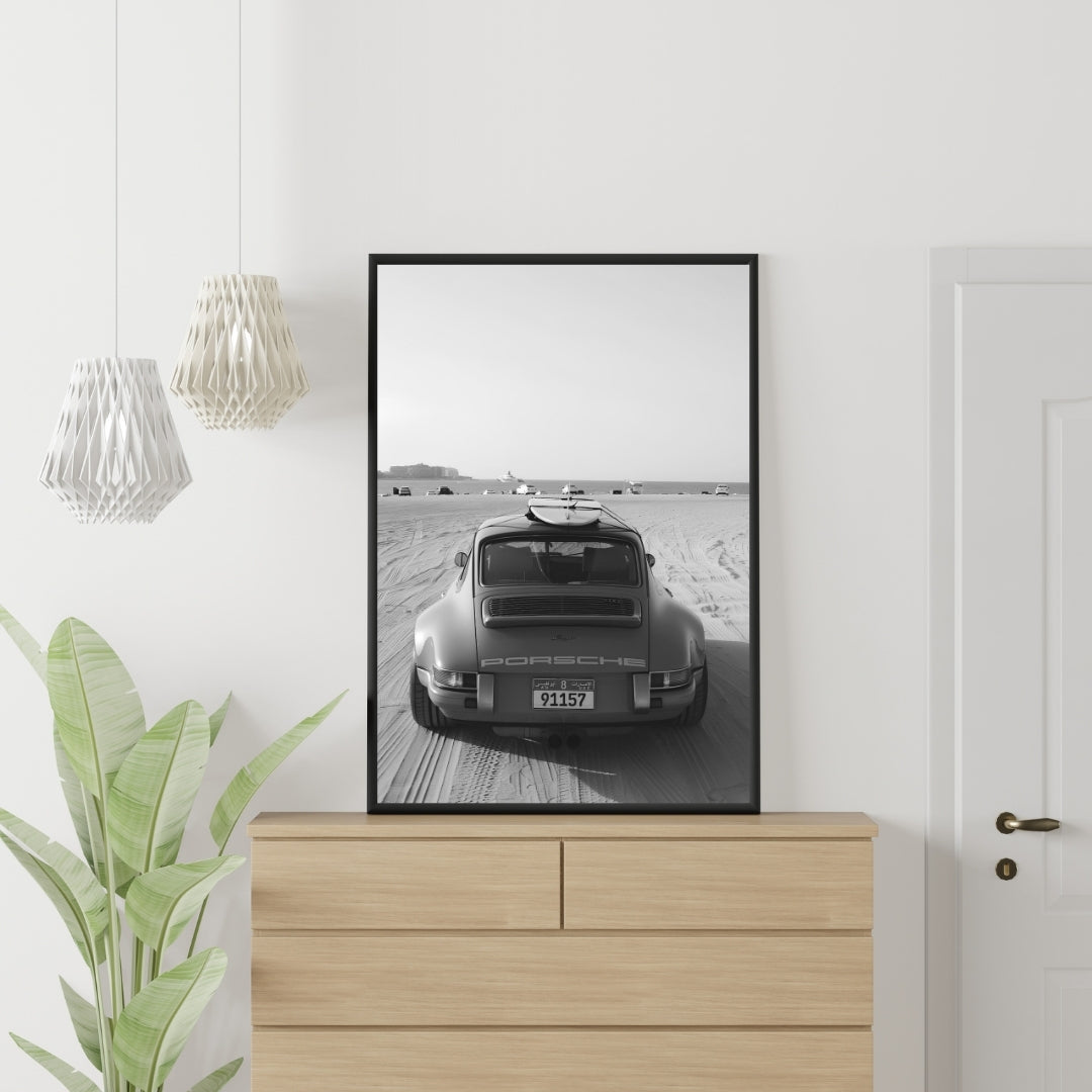 Vintage Porsche Poster