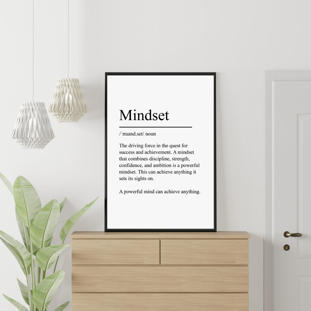 Motivational Poster "Mindset"