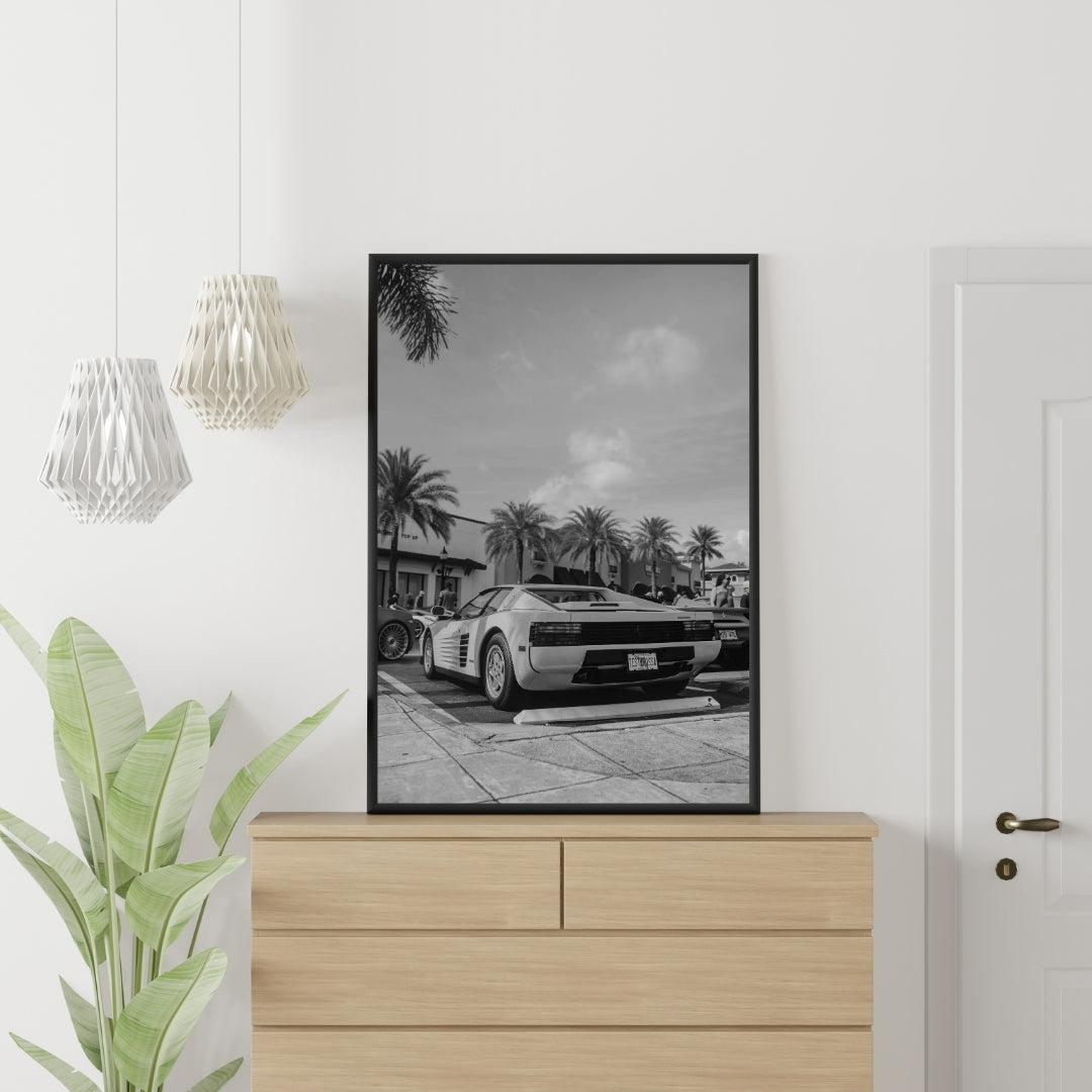 Ferrari Testarossa Poster
