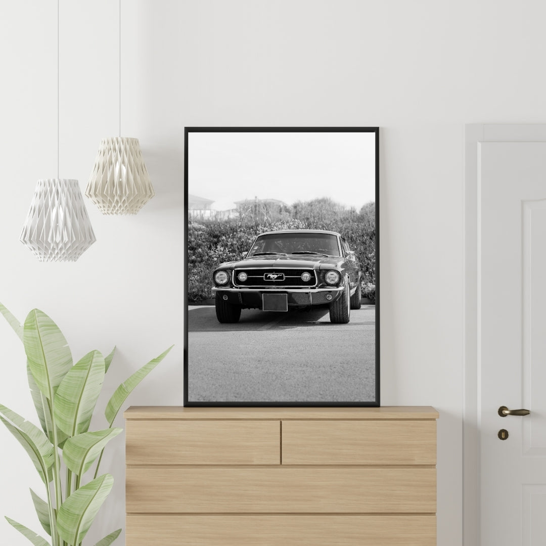 Vintage Ford Mustang Poster