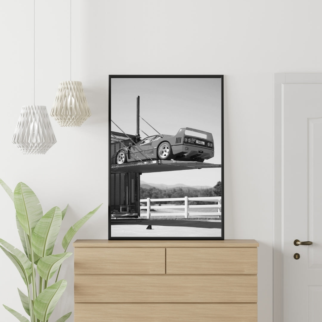 Ferrari F40 Poster